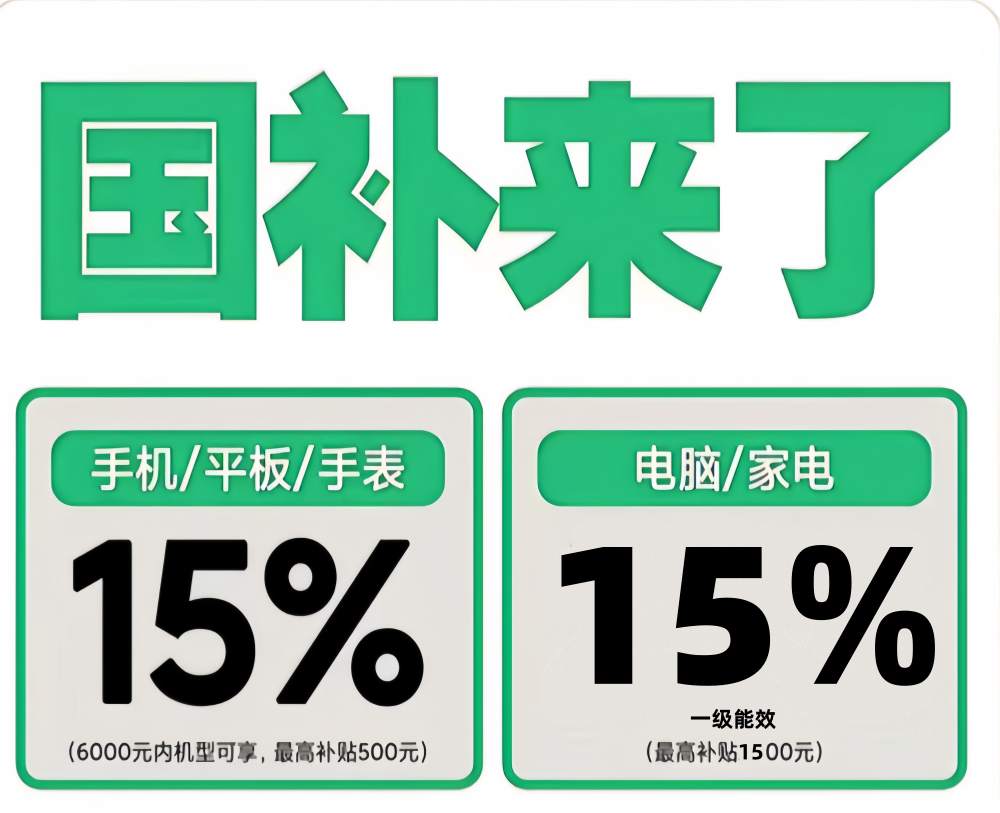 2026年国补8月最新通知政策:新一轮第三批625亿国补如何申领?买手机、家电、空调、电脑国补补贴15%,还有七夕礼物和学生返校季优惠!