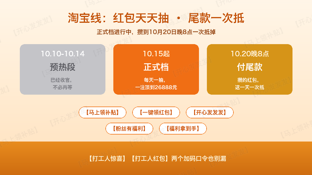 双十一省钱按三笔账来算：先领钱、再砍价、后报销！京东搜【手机国补870】淘宝搜【马上领补贴】先把入口存好，红包三阶段天天有加码，手机数码6000元实付线一道算术题讲明白，19日晚8点全员加码别空手