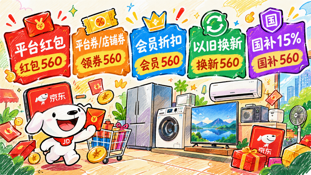 2026双11旧手机旧家电别扔！以旧换新怎么估价、能抵多少、怎么叠加，京东搜【换新560】按台抵扣，旧机如实填成色、上门回收估价，一篇讲透旧物怎么变钱