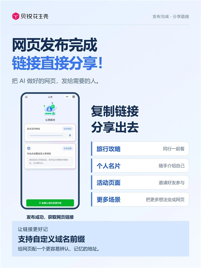 贝锐花生壳全新功能！发布网站，无需电脑和云服务器！